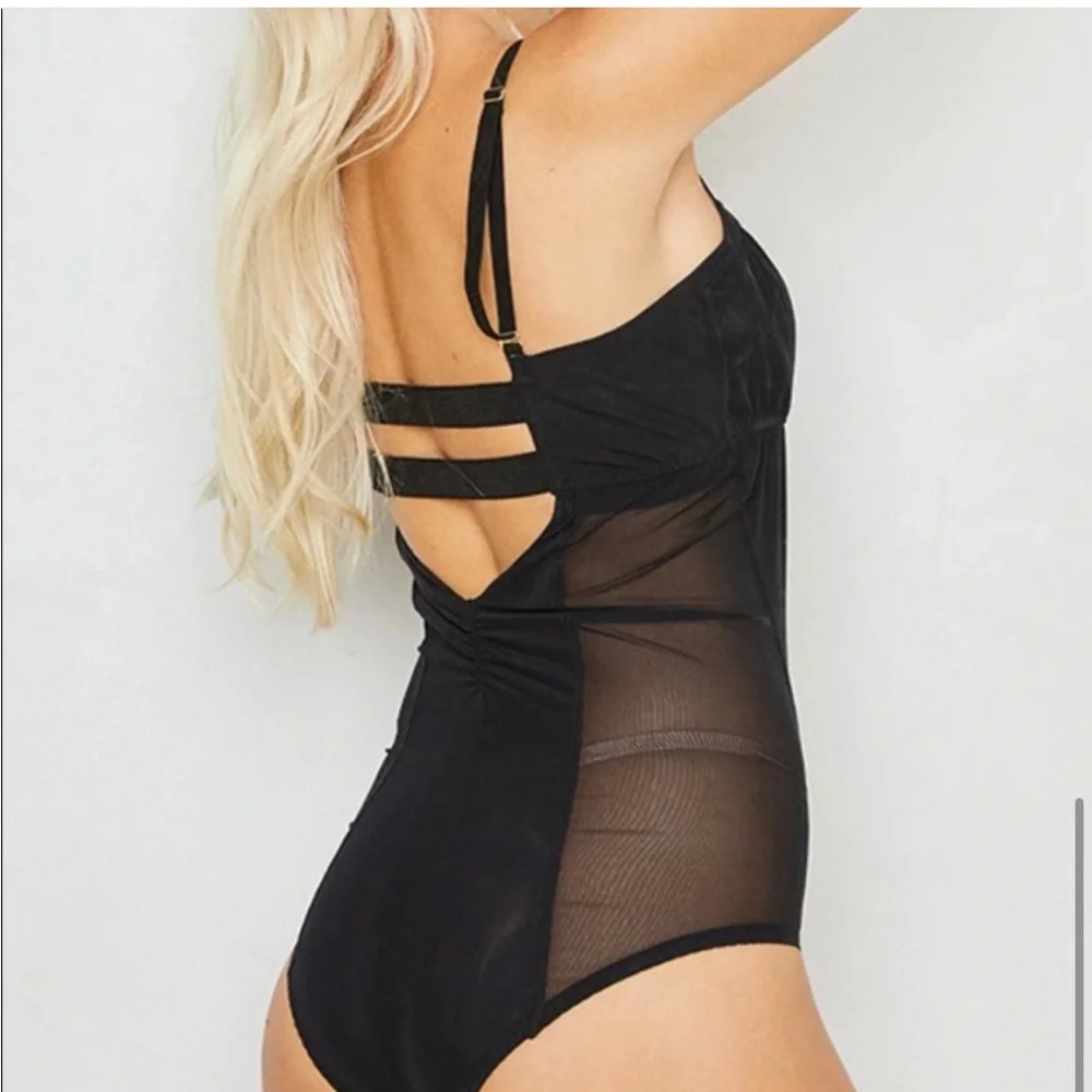Revolve x We Are HAH Under The Wire Black Bodysuit - Picture 8 of 11